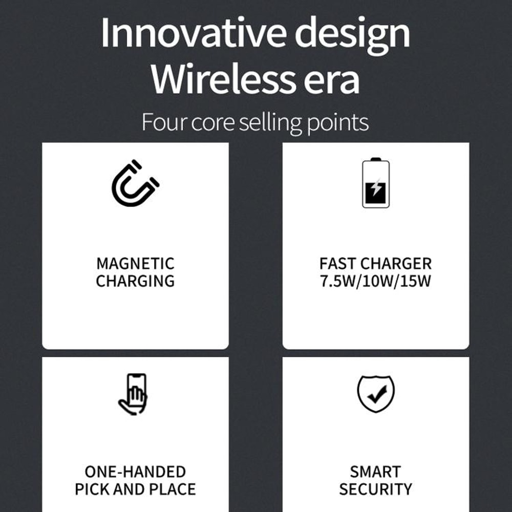 Wireless Charging Station Magnetic Charger Stand For Watch AirPods 5