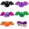 Kids Halloween Bat Hair Clip Glitter Costume Hairpin Spooky Party Accessory 3