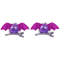 Kids Halloween Bat Hair Clip Glitter Costume Hairpin Spooky Party Accessory 5
