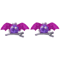 Kids Halloween Bat Hair Clip Glitter Costume Hairpin Spooky Party Accessory 5