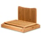 Bamboo Bread Slicer Cutting Board With Crumb Tray For Even Slices 2