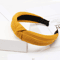 Soft Knotted Bow Headband For Women Cotton Hairband Stylish Headband For Women Everyday Wear 5