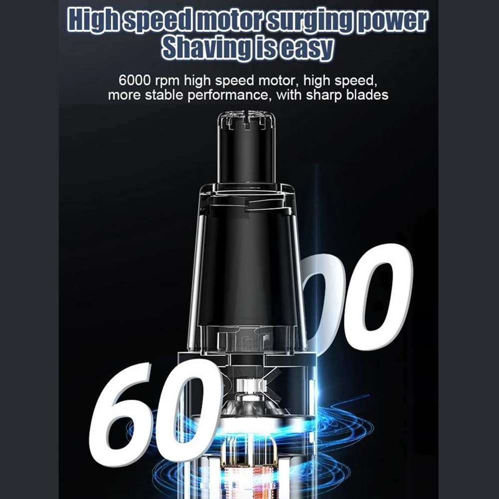 Rechargeable Nose Hair Trimmer Portable Waterproof USB Grooming Clipper For Men Women 12