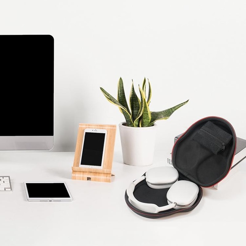 AirPods Max Travel Case Protective Storage Bag with Accessory Pocket