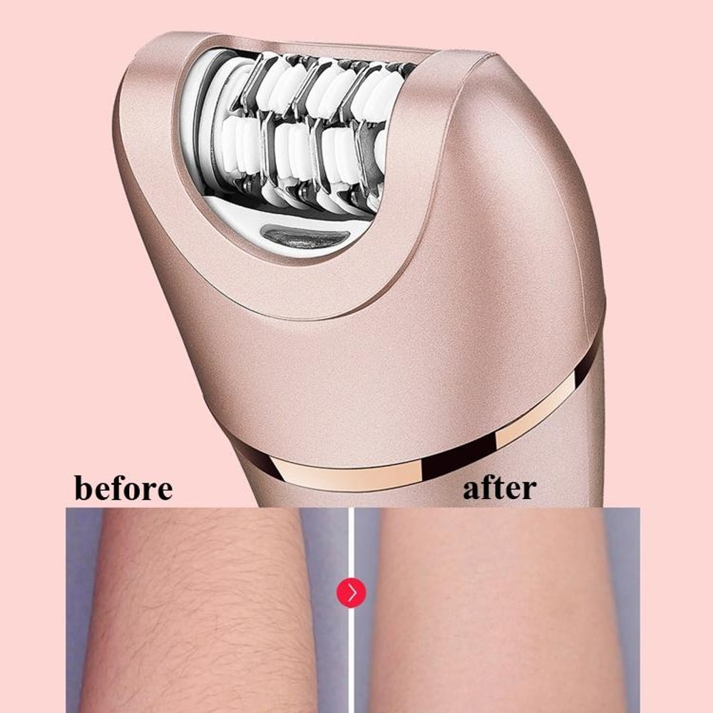 2-in-1 Electric Epilator & Waterproof Hair Removal Shaver for Women