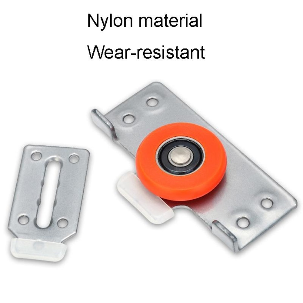 Silent Sliding Door Pulley Kit Adjustable Closet Door Roller Hardware 7