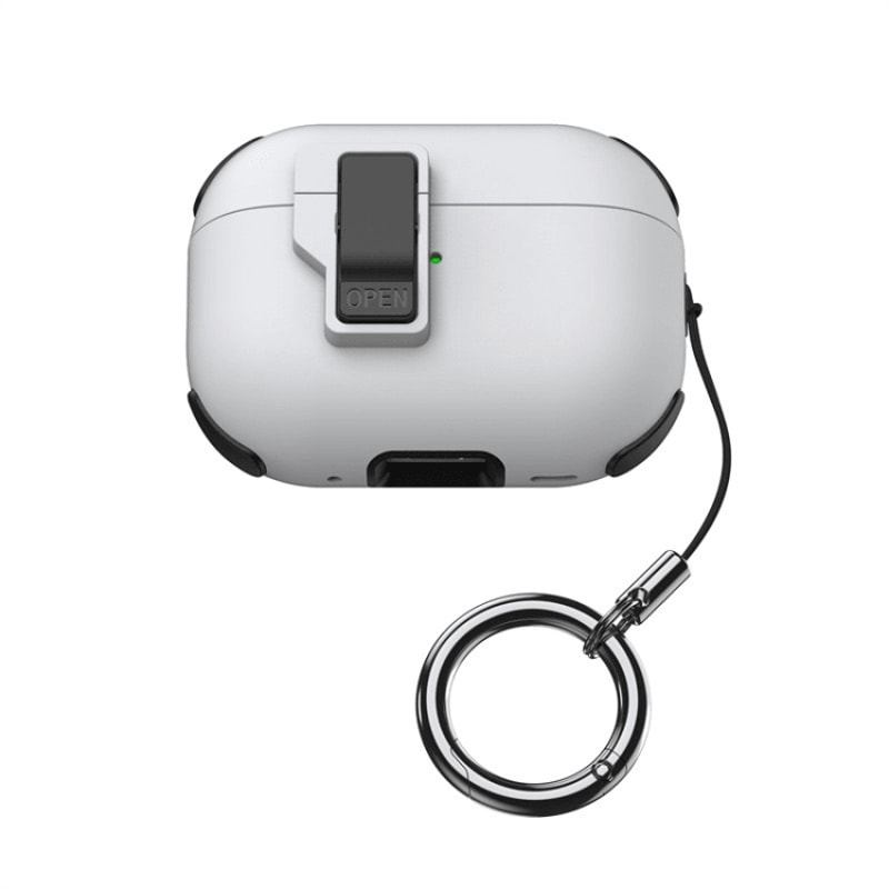 AirPods Pro Case With Lock Shockproof Cover With Carabiner 6