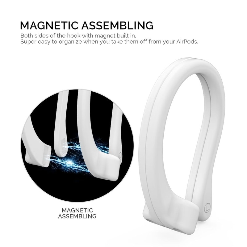 Magnetic AirPods Ear Hooks Silicone AntiLoss Earhooks For AirPods Pro 4