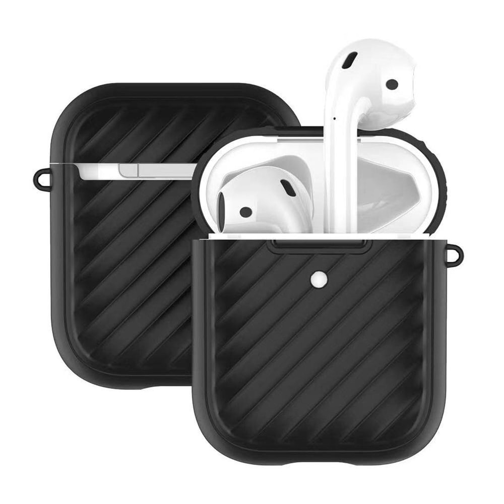 Wave Texture TPU AirPods Case Shockproof Protective Cover