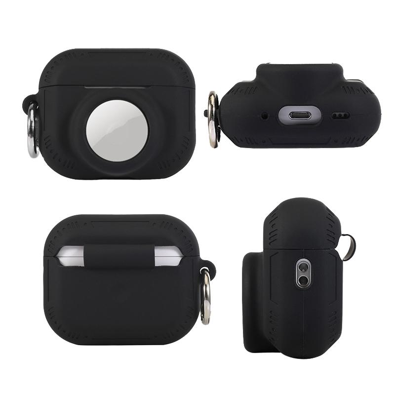 AirPods Pro Case With AirTag Holder Silicone Shockproof Cover 1