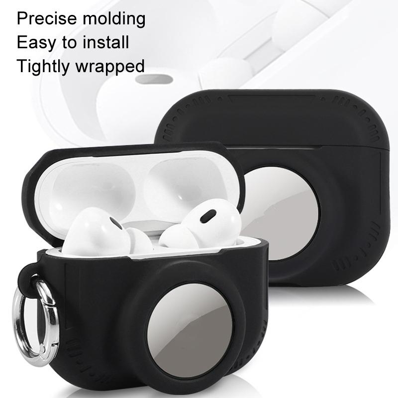 AirPods Pro Case With AirTag Holder Silicone Shockproof Cover 2