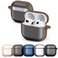 skin feel airpods case soft touch tpu hybrid protective cover
