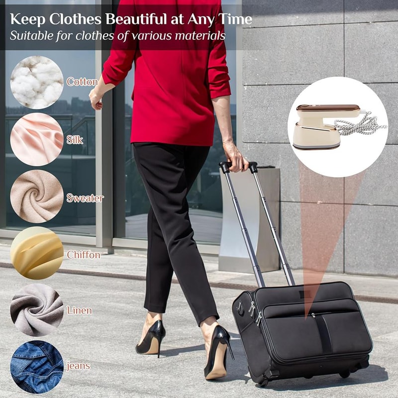 2in1 Steam Iron Portable Handheld Garment Steamer For Wet Dry Wrinkle Removal 7