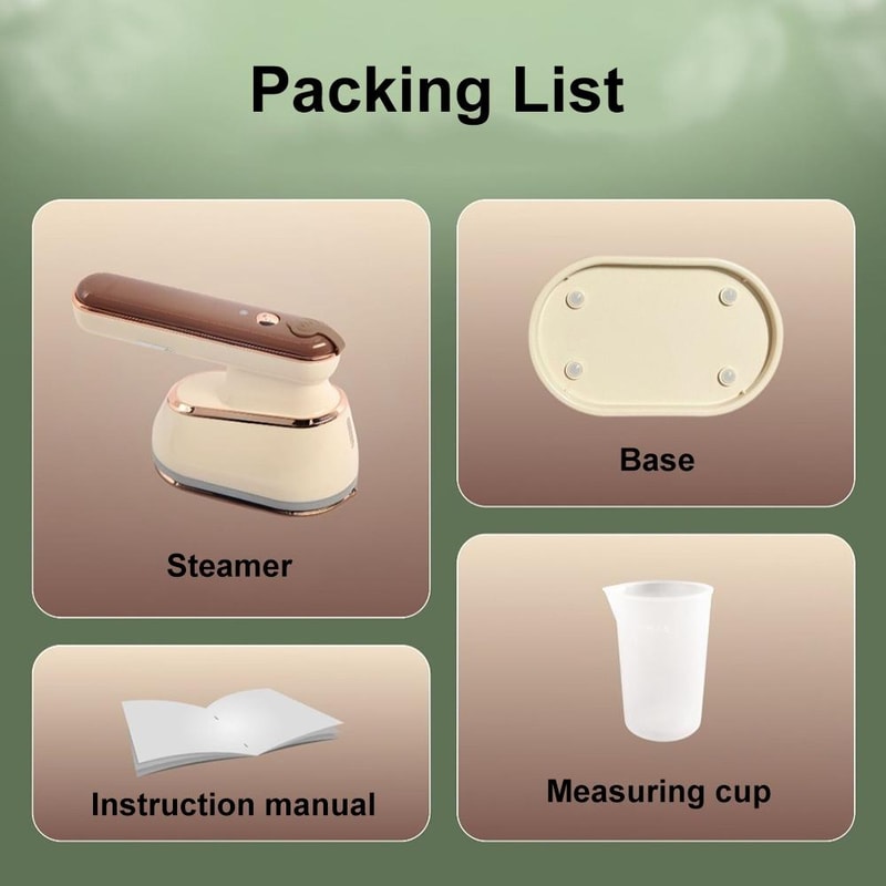 2in1 Steam Iron Portable Handheld Garment Steamer For Wet Dry Wrinkle Removal 1