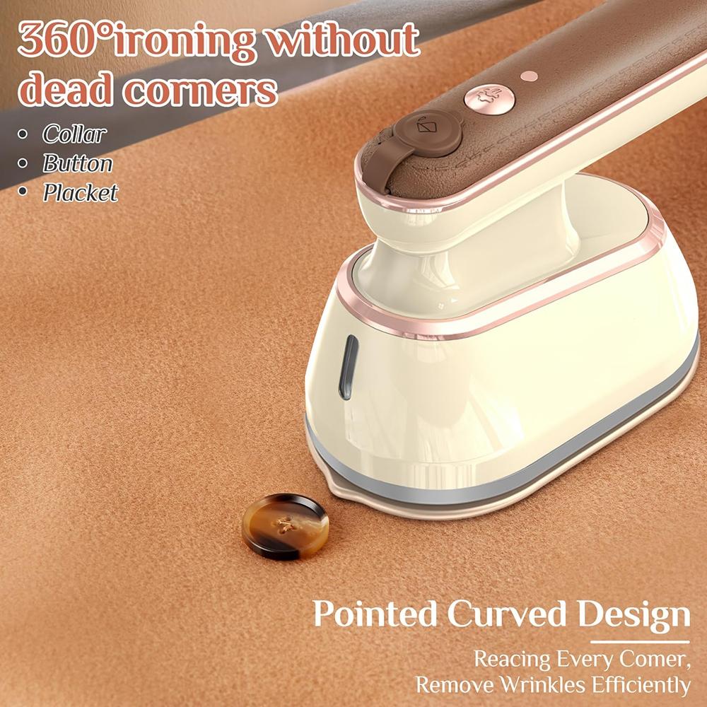 2in1 Steam Iron Portable Handheld Garment Steamer For Wet Dry Wrinkle Removal 6