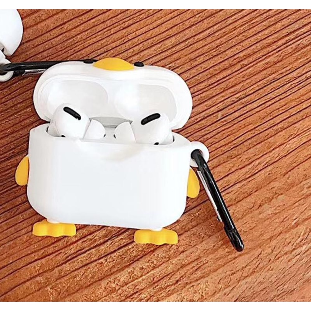 Cute Duck AirPods Pro Case Soft Silicone Protective Cover