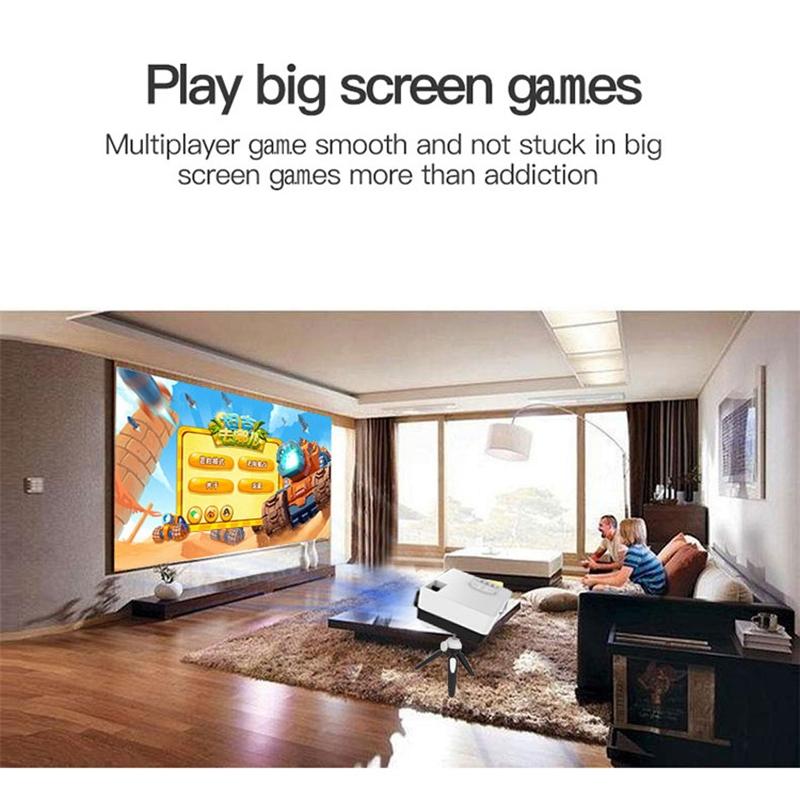 Portable HD Mini Projector 1080P With Tripod Mount And BuiltIn Speakers 7