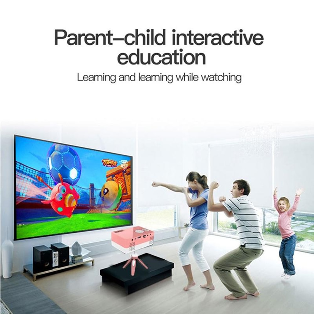 Portable HD Mini Projector 1080P With Tripod Mount And BuiltIn Speakers 8