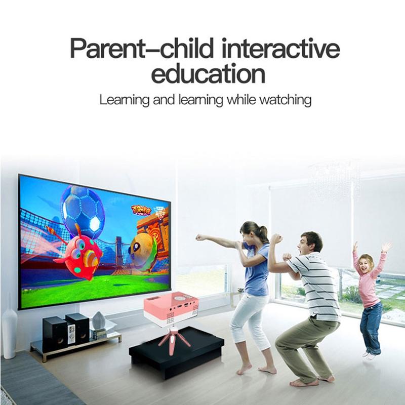 Portable HD Mini Projector 1080P With Tripod Mount And BuiltIn Speakers 8