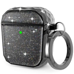 airpods case electroplated glitter hard shell cover