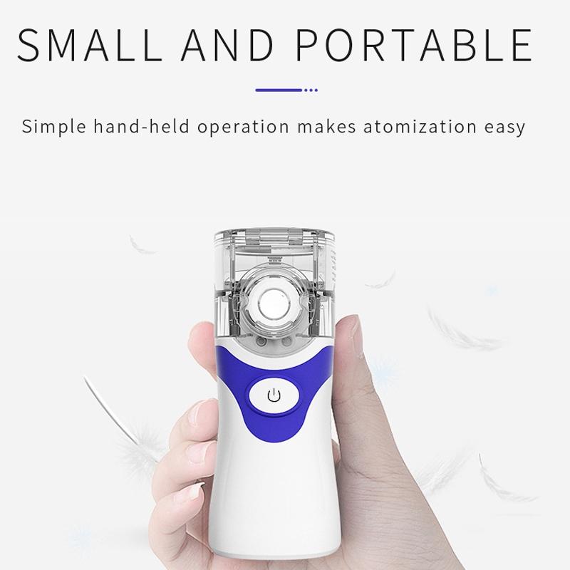 Portable Ultrasonic Nebulizer Inhaler For Adults Kids Quiet Mesh Atomizer 1