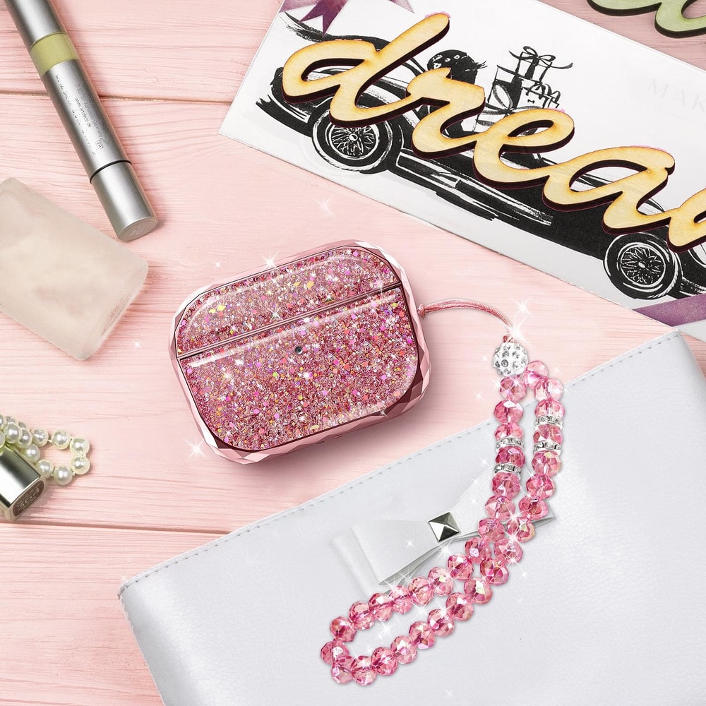 AirPods Pro Case Electroplated Hard Shell Cover With Carabiner 2