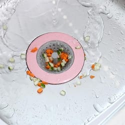 kitchen sink drain filter anti-clog mesh bag reusable sink strainer hair catcher net