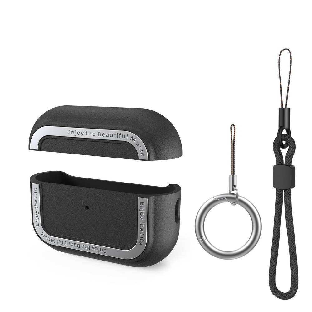AirPods Pro Case With Dual Lanyard TPU Aluminum Protective Cover 6