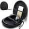 Portable Headphone Carrying Case With Zipper Hard Shell Travel Organizer 3