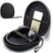 Portable Headphone Carrying Case With Zipper Hard Shell Travel Organizer 3
