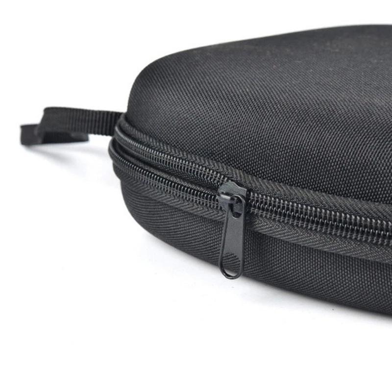 Portable Headphone Carrying Case With Zipper Hard Shell Travel Organizer 5
