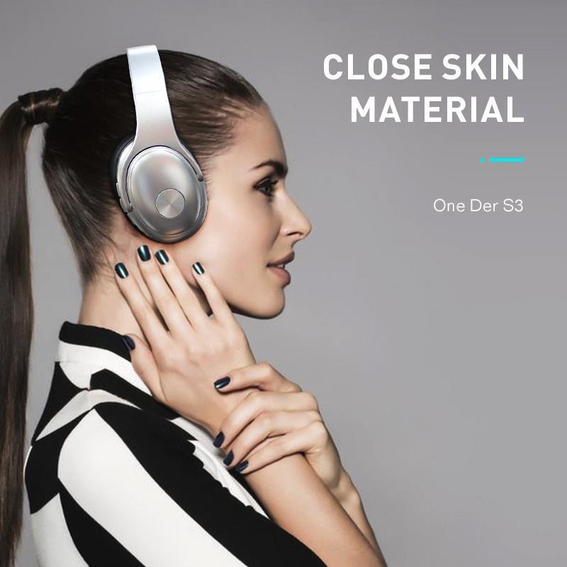 OneDer S3 2 In 1 Bluetooth Headphone Speaker Noise Cancelling Over Ear Wireless Headphones 8