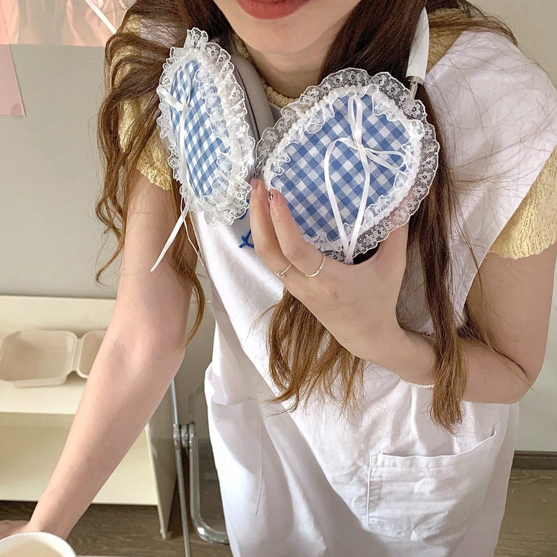 AirPods Max Protective Case With Lattice Lace Design Slim Anti Scratch Cover 0