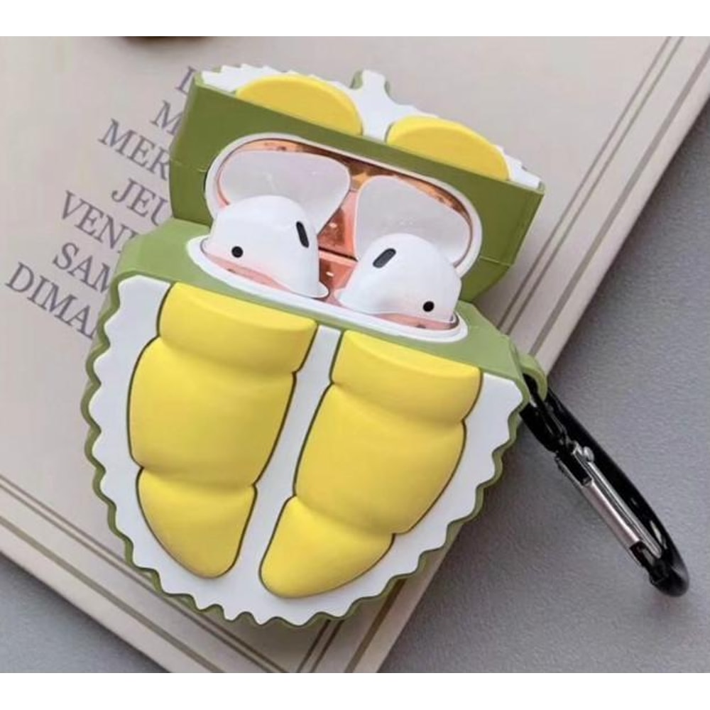 Cute Durian AirPods Case Fruit Protective Cover