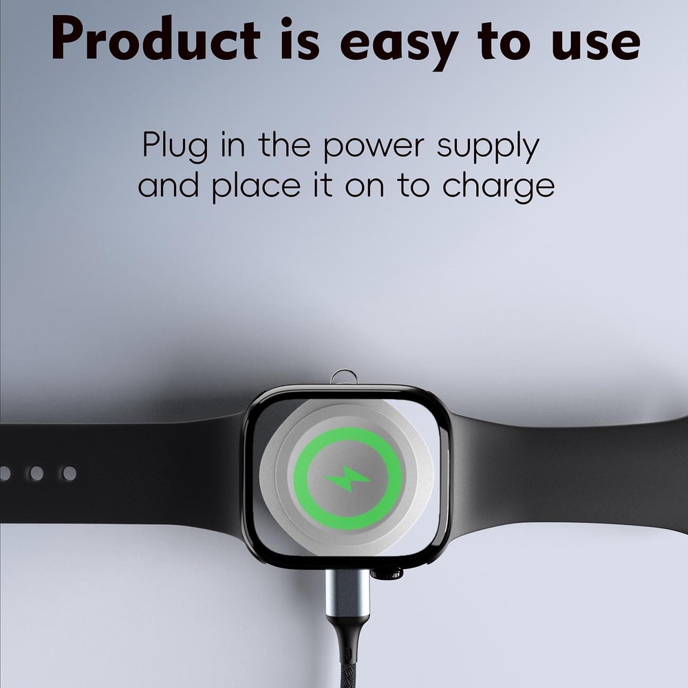 Portable Smartwatch Charger Magnetic Wireless Travel Dock 8