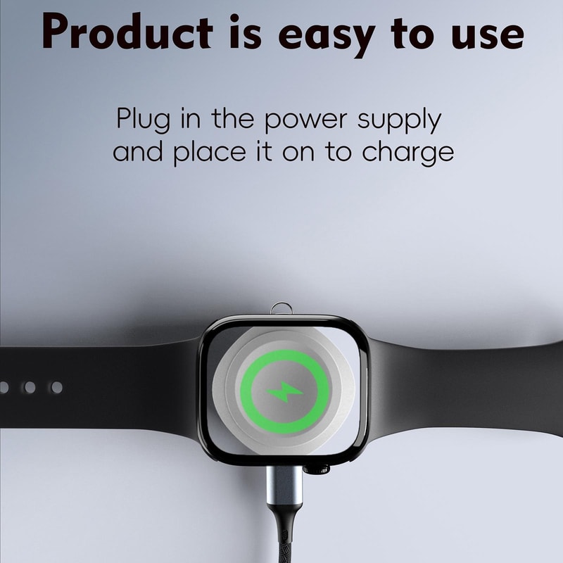 Portable Smartwatch Charger Magnetic Wireless Travel Dock 8