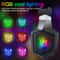 Gaming Headset With Mic LED Lights Gaming Headset Surround Sound Headphones PC Gaming Headphones 4
