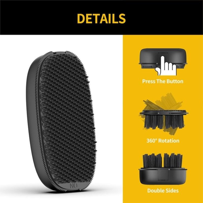 Dual-Action Pet Grooming Comb Brush for Dogs, Cats & Horses Hair Removal Tool