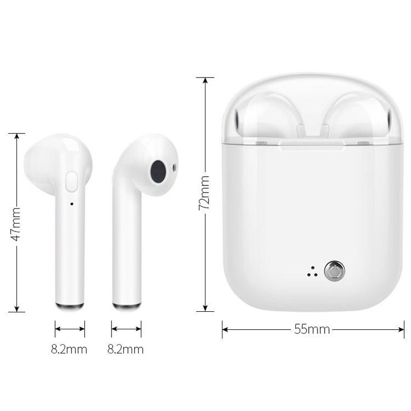 Wireless Bluetooth Earbuds With Charging Case And Mic 7