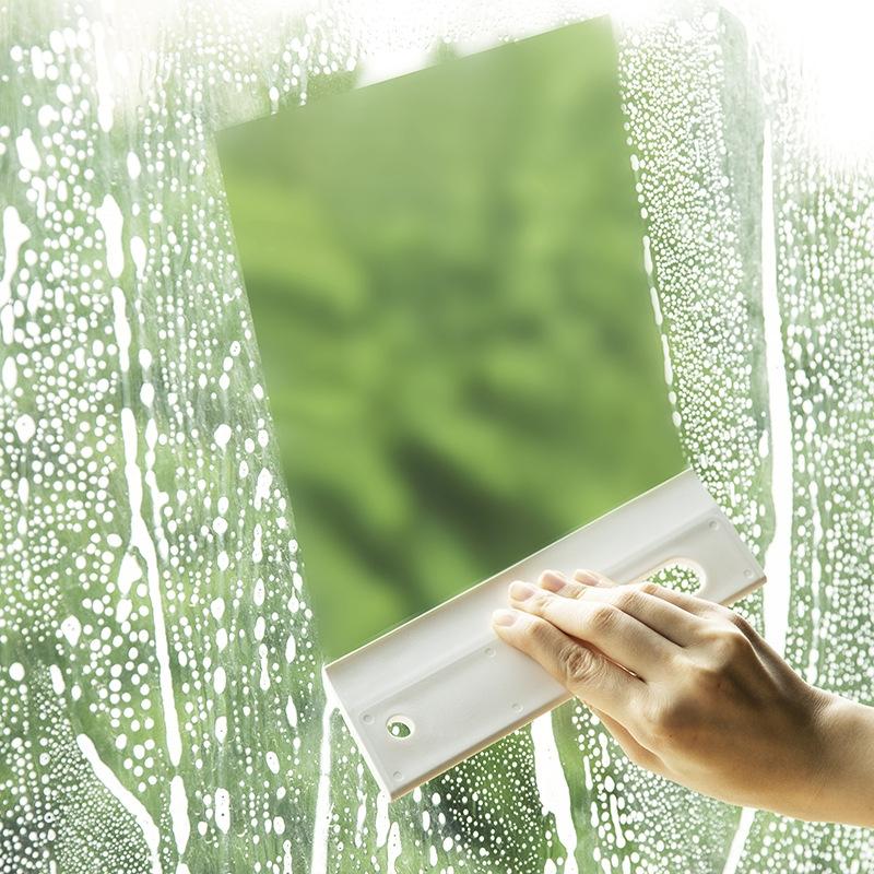 Premium Silicone Shower Squeegee Bathroom Mirror Cleaner Tool