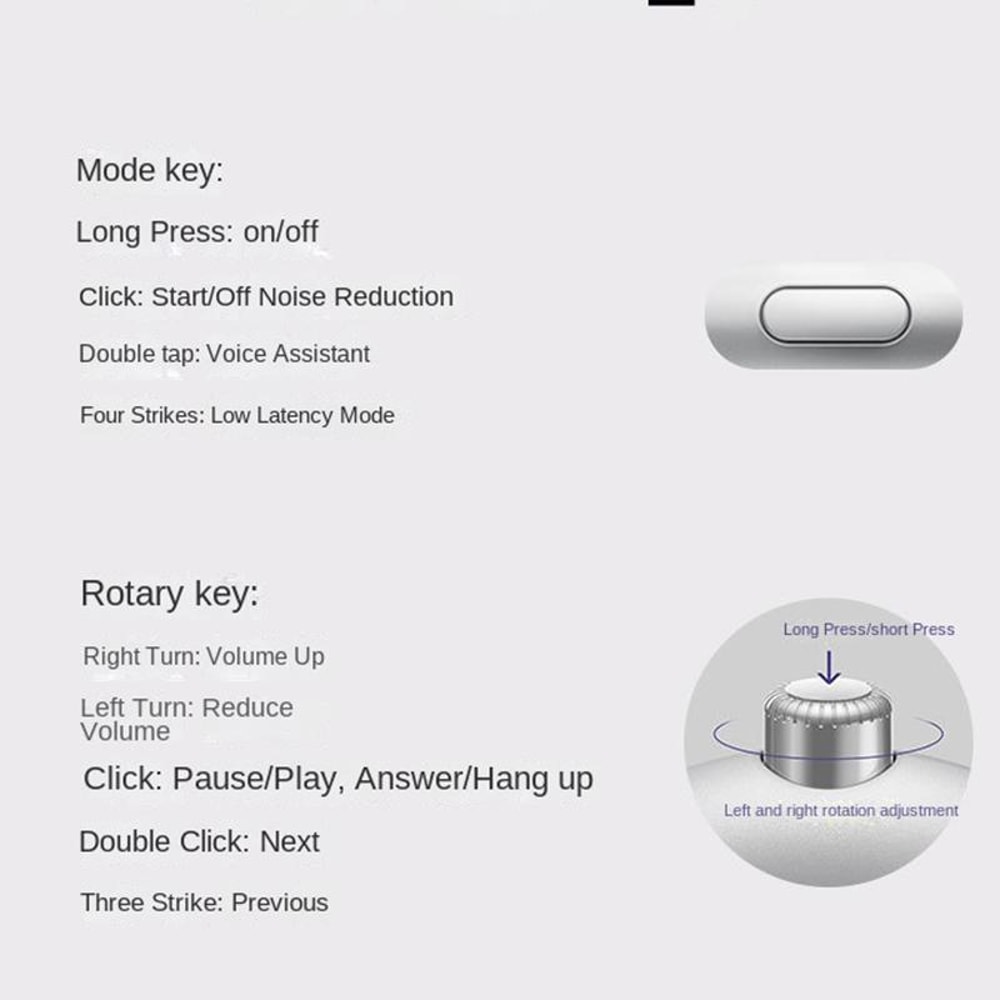 Wireless ANC Headphones Bluetooth 54 Over Ear Noise Cancelling Headset 8