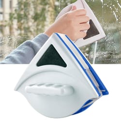 magnetic double-sided window cleaner brush for streak-free glass cleaning