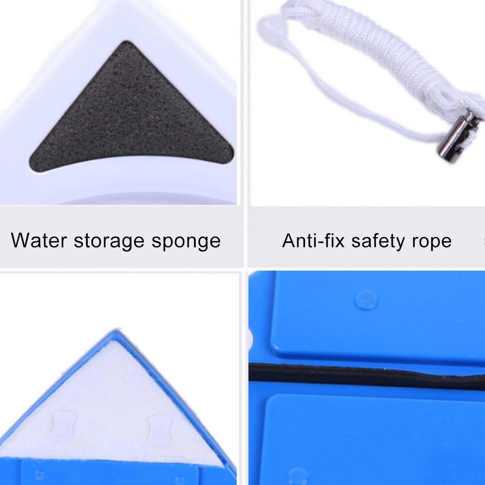 Magnetic DoubleSided Window Cleaner Brush For StreakFree Glass Cleaning 2