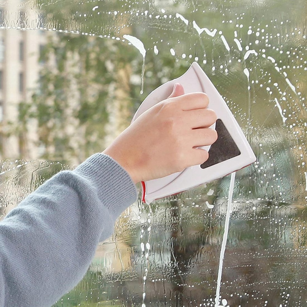 Magnetic DoubleSided Window Cleaner Brush For StreakFree Glass Cleaning 5