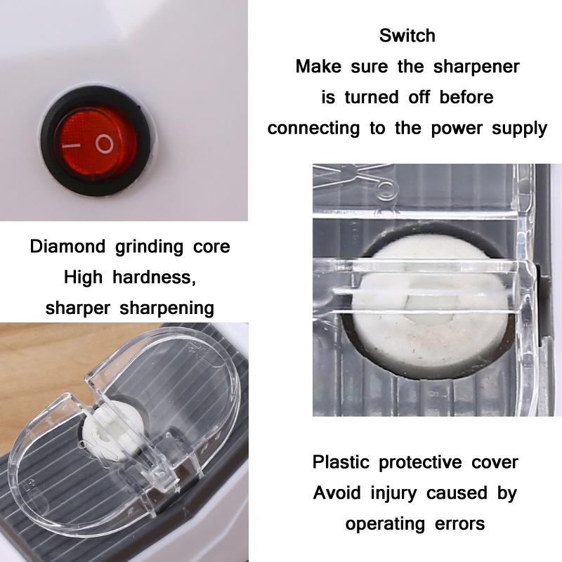 Electric DoubleSided Knife Sharpener For Kitchen Fast Knife Sharpener Electric Knife Sharpener 3