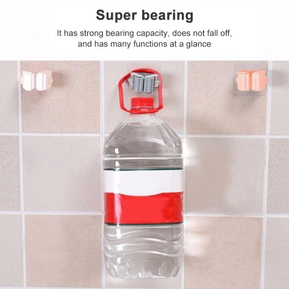 Wall Mounted Mop Holder Organizer With Strong Adhesive Broom Holder Rack For Kitchen Bathroom Stor 4