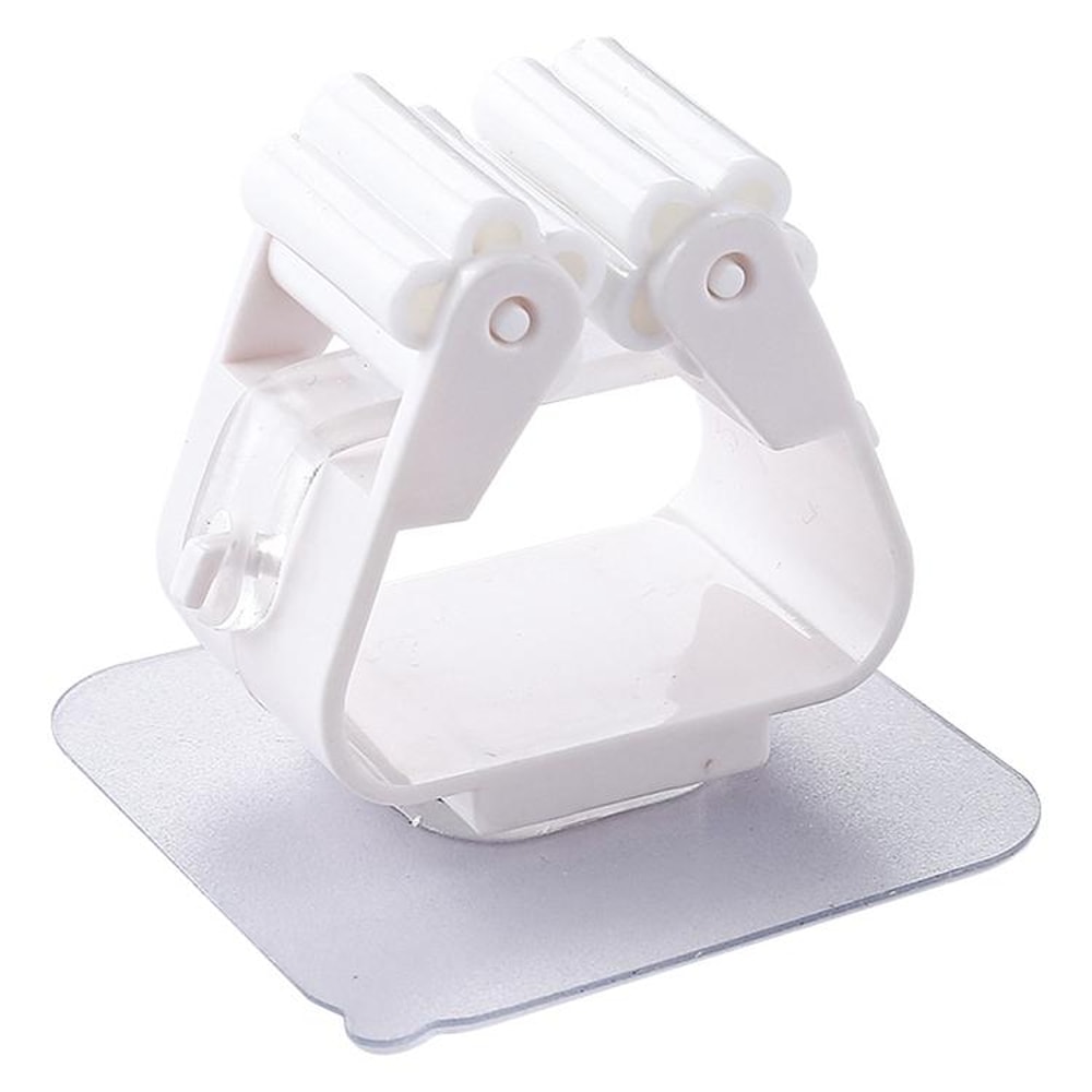 Wall Mounted Mop Holder Organizer With Strong Adhesive Broom Holder Rack For Kitchen Bathroom Stor 8