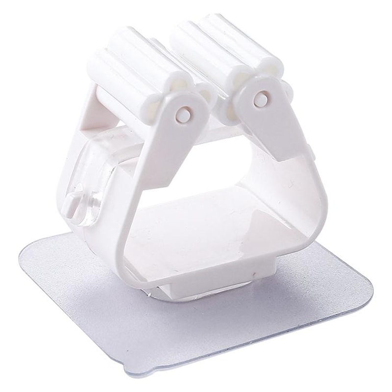 Wall Mounted Mop Holder Organizer With Strong Adhesive Broom Holder Rack For Kitchen Bathroom Stor 8