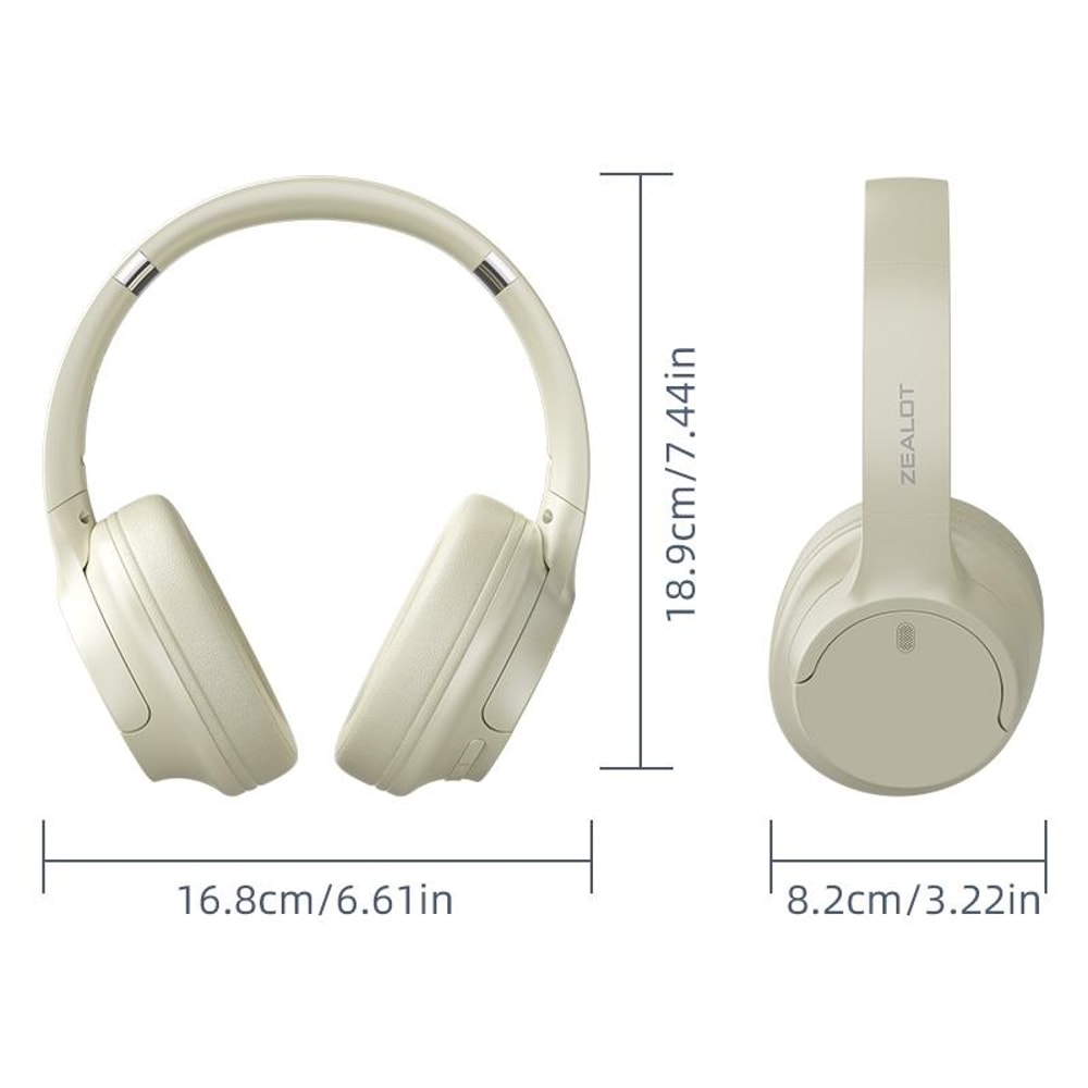 Bluetooth Wireless Over Ear Headphones With Mic 8