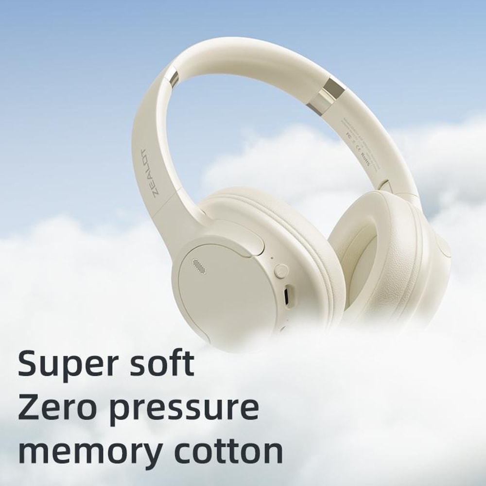 Bluetooth Wireless Over Ear Headphones With Mic 1